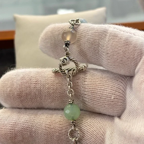 David Yurman Multi-Stone Venetian Quatrefoil Necklace 40" - Picture 4 of 10